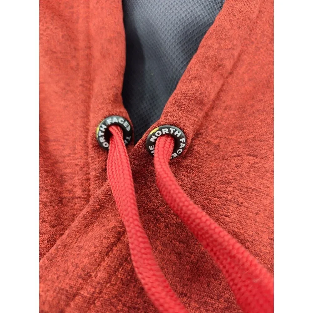 The‎ North Face Hoodie Men's Sz Large Mountain Athletics Pullover Red Sweatshirt